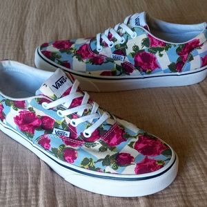 Women's Vans Shoes Doheny Floral Checkerboard